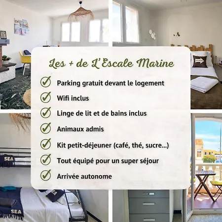 L'escale Marine à 3 Mn à Pied De La - 2ch Apartamento *